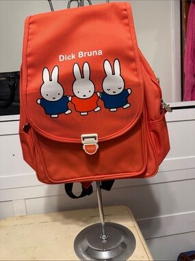 Orange Miffy Backpack